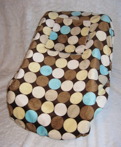 Minky Infant Car Seat Cover